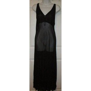100% Silk Sheer Nightgown - Large - NEW